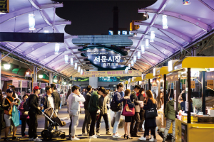 大邱西门市场与东城路