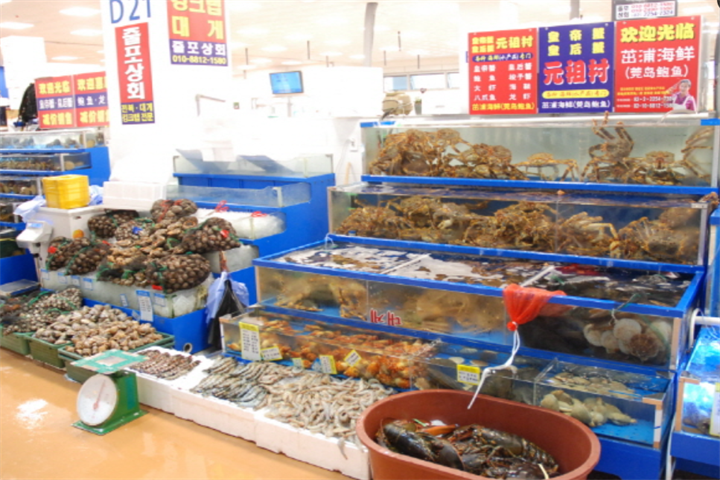 鹭梁津水产市场2